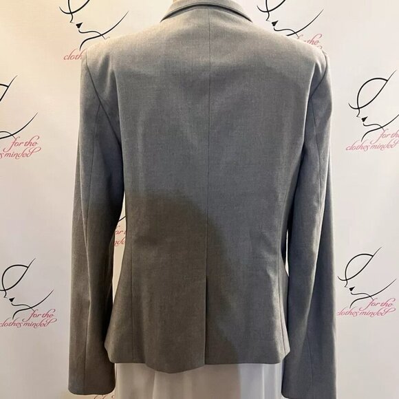 Ann Taylor. Size Large (runs small). Gray Professional Lined Blazer Jacket. GB - Picture 5 of 7